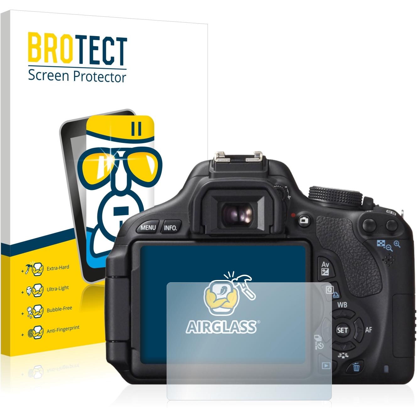 Thumbnail - BROTECT AirGlass Panzerglasfolie (Displayschutz, EOS 600D), Kameraschutz