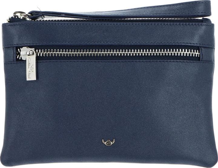 Actual product image Golden Head Valencia men's bag RFID protection leather 18 cm