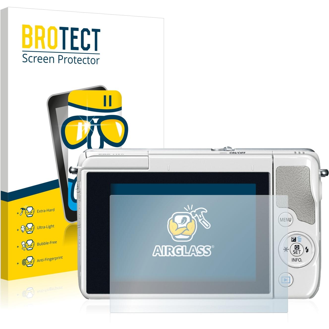 BROTECT AirGlass Panzerglasfolie (Displayschutz, EOS M10), Kameraschutz