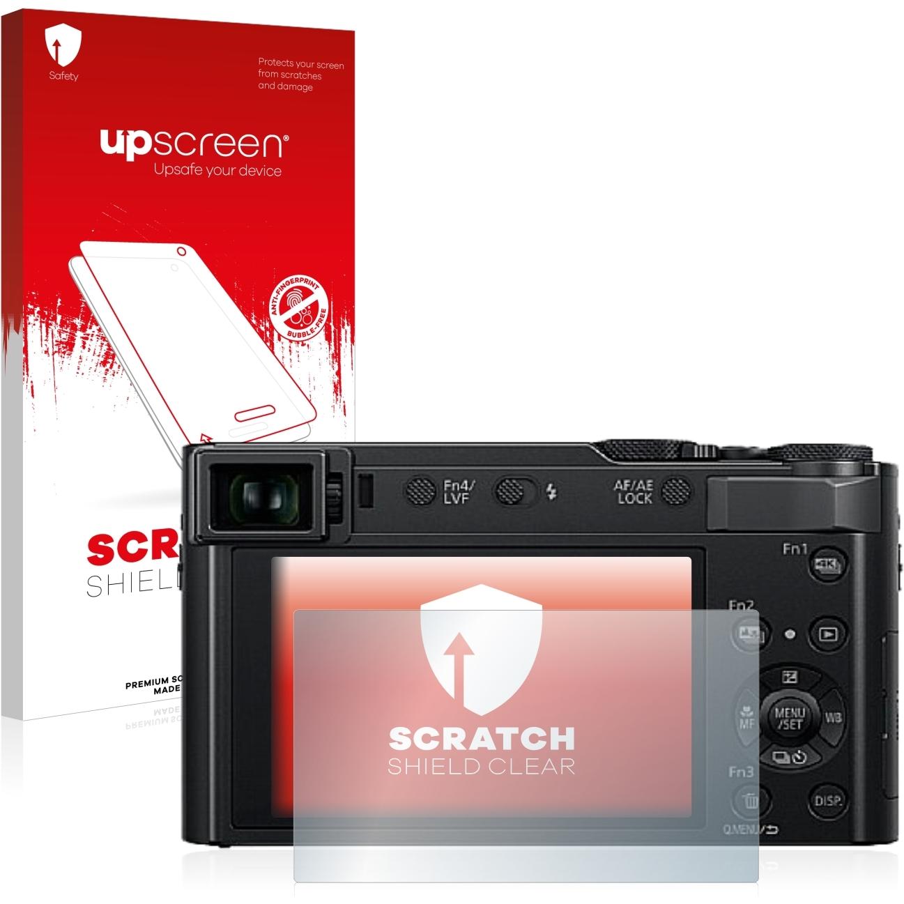 upscreen Scratch Shield Displayschutz (Displayschutz, Lumix DC-TZ202), Kameraschutz, Transparent