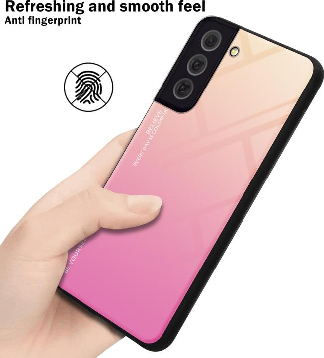 Produktbild Cadorabo TPU 2 Farben Glas Hülle (Samsung Galaxy S22+)