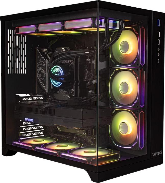 Actual product image Captiva Advanced Gaming R99-456 Ryzen 7 RTX 5060 Ti (1000 GB, 32 GB, AMD Ryzen 7 9850X3D, GeForce RTX 5060 Ti)