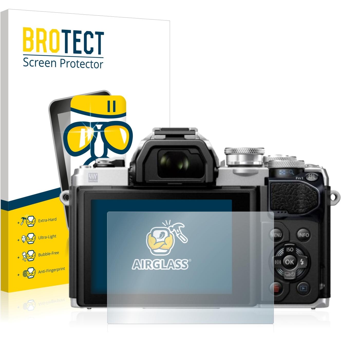 BROTECT AirGlass Panzerglasfolie (Displayschutz, OM-D E-M10 Mark III), Kameraschutz, Transparent