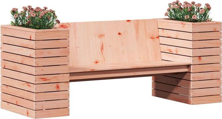 Actual product image vidaXL Garden bench with Douglas fir planters