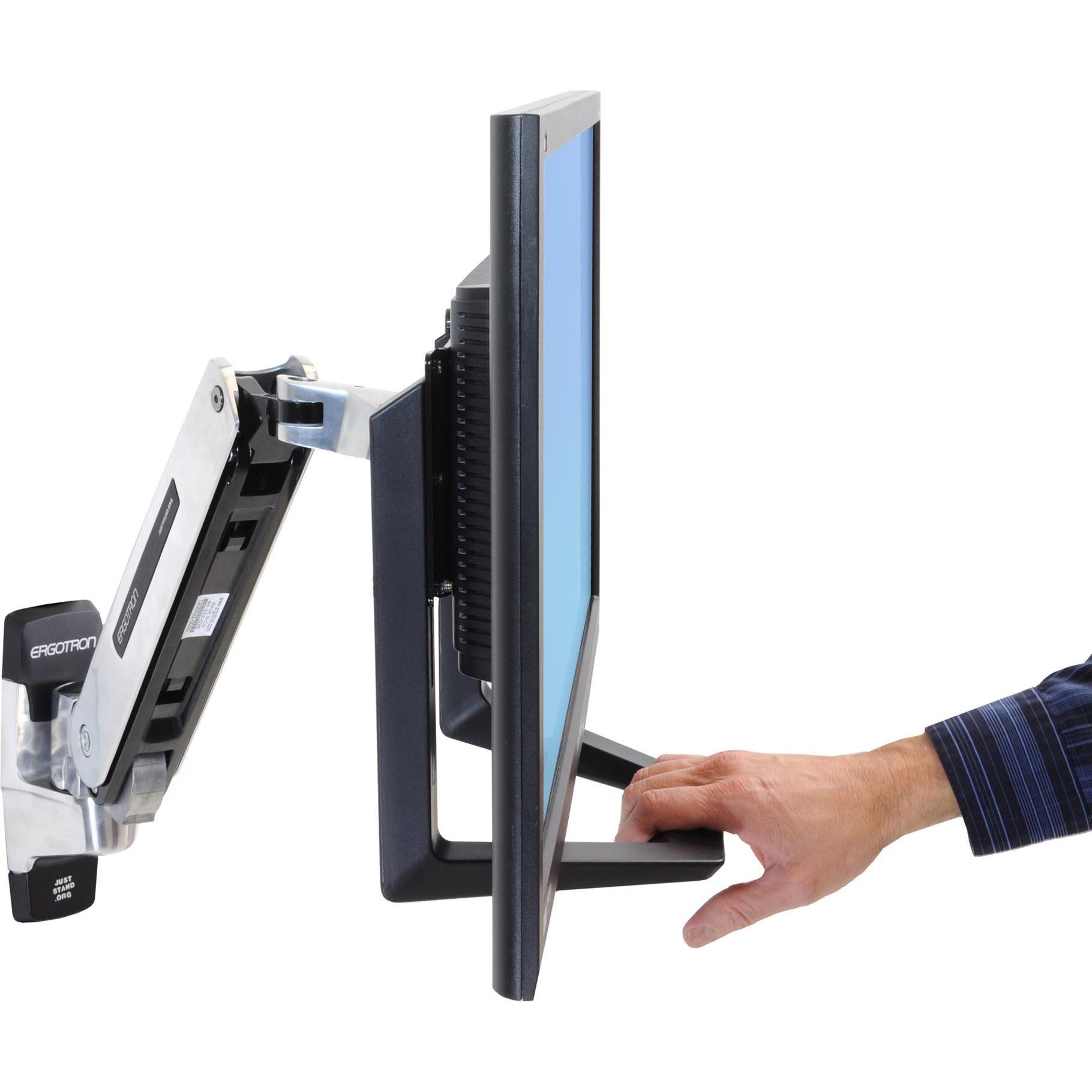 Thumbnail - Ergotron Kit, Single Monitor Handle (32"), Monitor Halterung, Schwarz