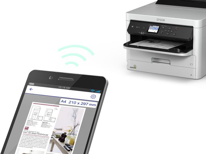 Actual product image Epson WorkForce Pro WF-M5299DW (Ink, Black and white)