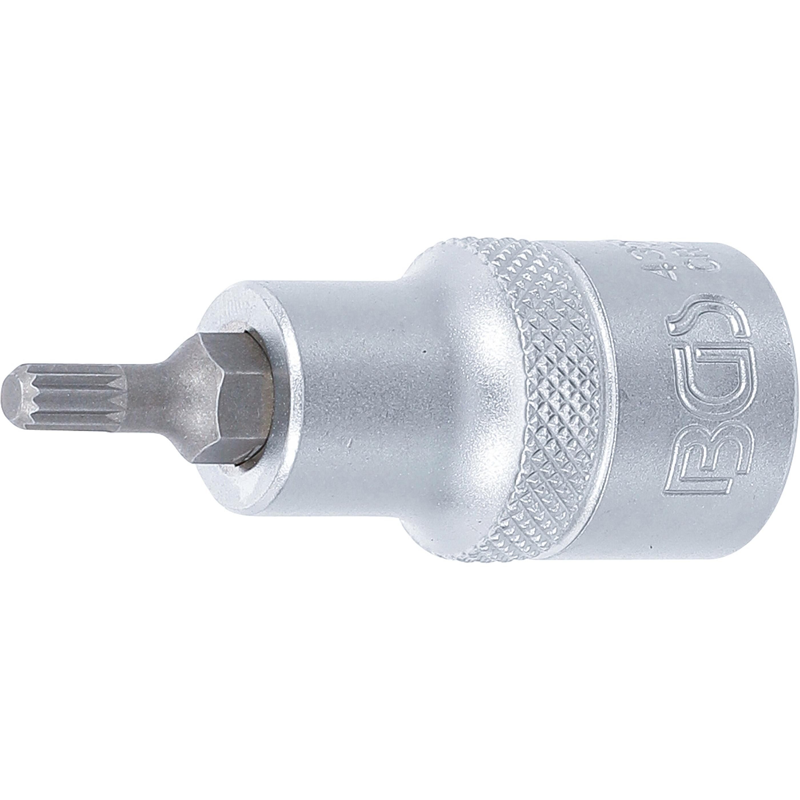 BGS, Bits, Bit-Einsatz Antrieb Innenvierkant 12,5 mm (1/2") Innenvielzahn (für XZN) M5 (12,5 mm)