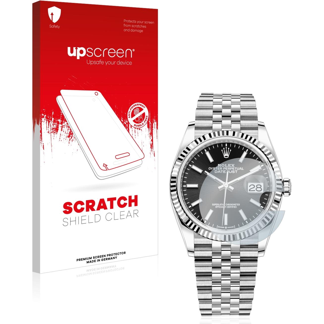 upscreen Scratch Shield Displayschutz, Smartwatch Schutzfolie, Transparent