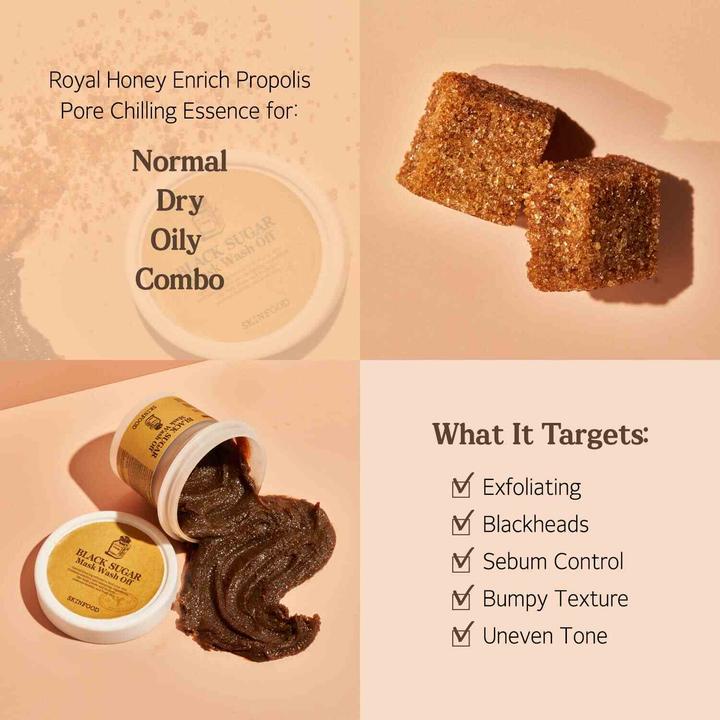 Produktbild Skinfood Black Sugar Mask Wash Off (120 ml)