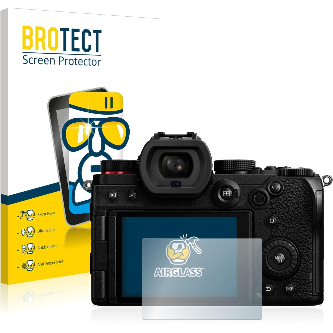 BROTECT AirGlass Panzerglasfolie (Displayschutz, Lumix DC-S5), Kameraschutz