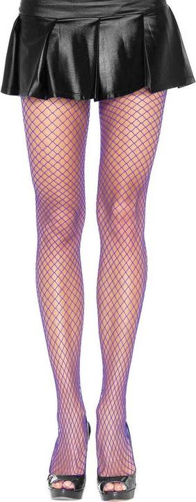 Produktbild Leg Avenue Klassische Netzstrumpfhose neon-lila (XL)
