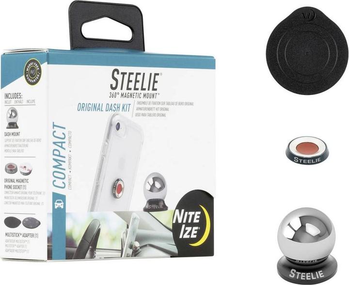 Image du produit Nite Ize Support de téléphone portable pour voiture Steelie Support de véhicule pour phones, Navis, GPS