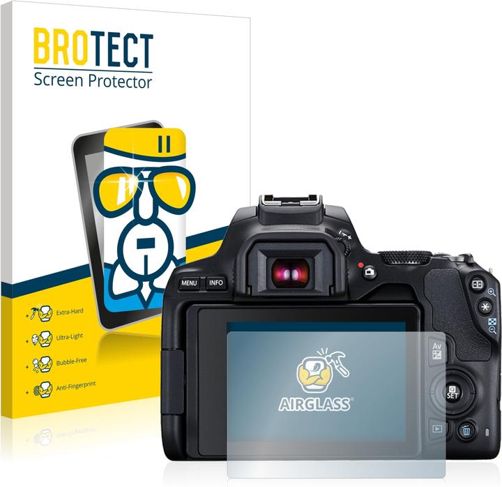 BROTECT AirGlass Panzerglasfolie (Displayschutz, EOS 250D)