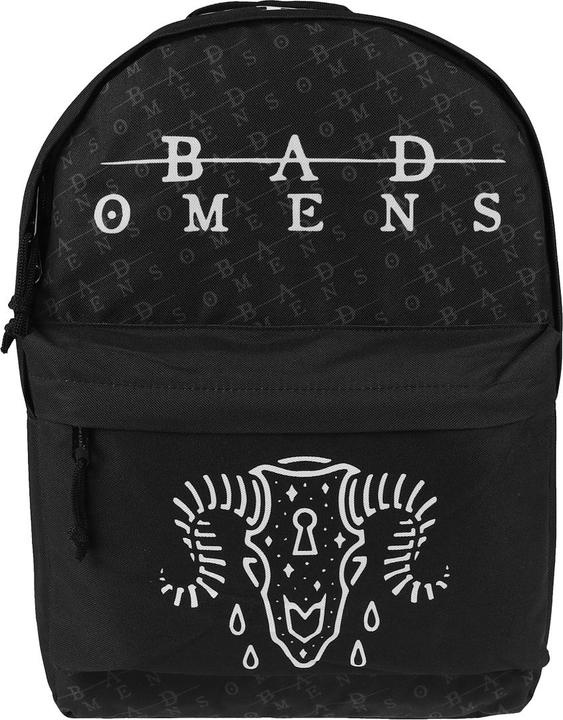 Actual product image Bad Omens Ram Skull Backpack