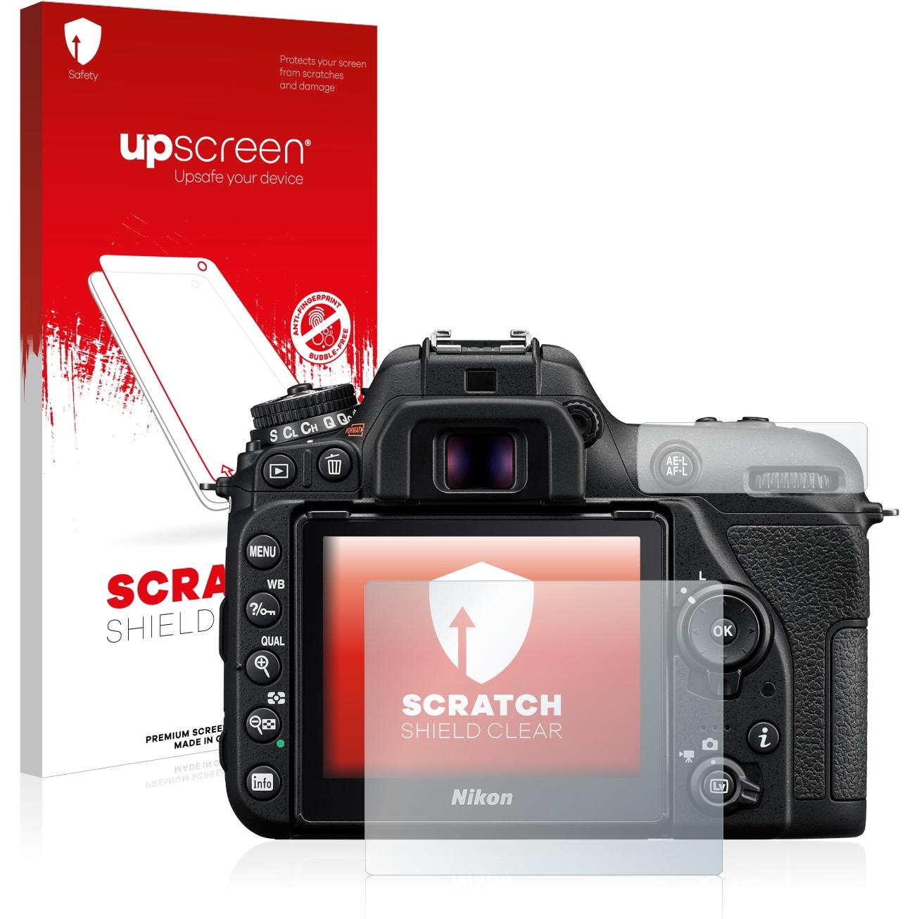 upscreen Scratch Shield Displayschutz (Displayschutz, D7500), Kameraschutz, Transparent