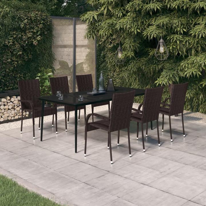 Produktbild vidaXL Garten Essgruppe (200 x 100 x 74 cm)