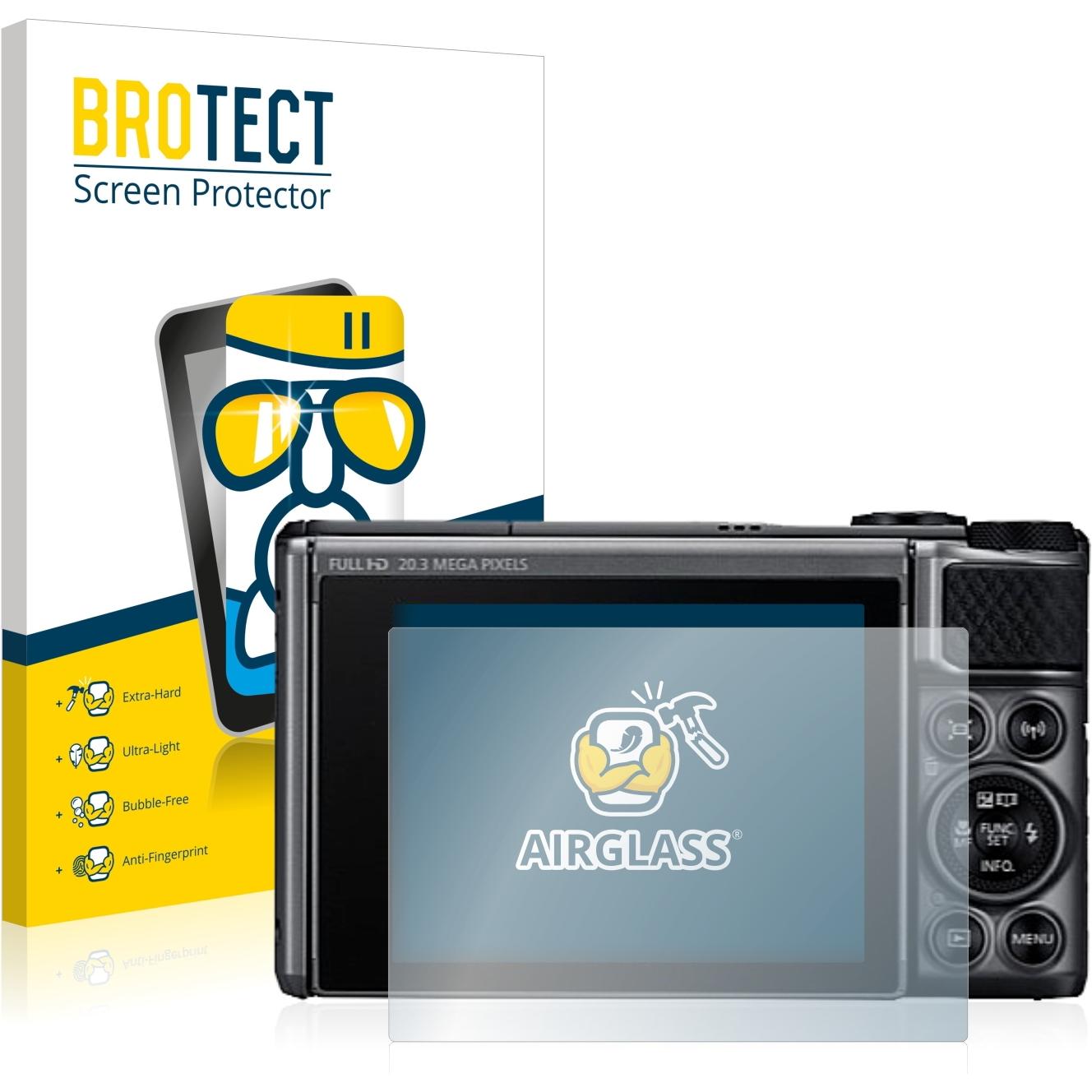 BROTECT AirGlass Panzerglasfolie (Displayschutz, PowerShot SX730 HS), Kameraschutz