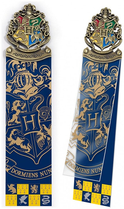 Immagine prodotto Noble Collection Harry Potter: segnalibro con stemma di Hogwarts
