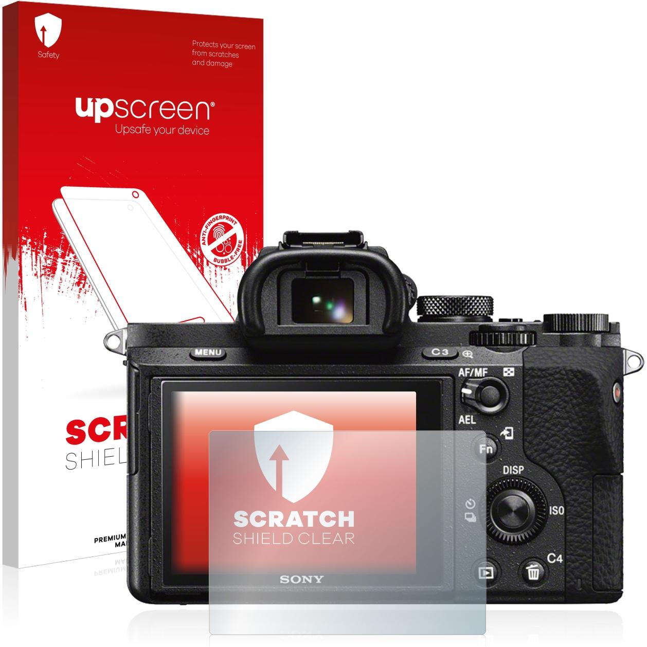 upscreen Scratch Shield Displayschutz (Displayschutz, Alpha 7 II), Kameraschutz, Transparent