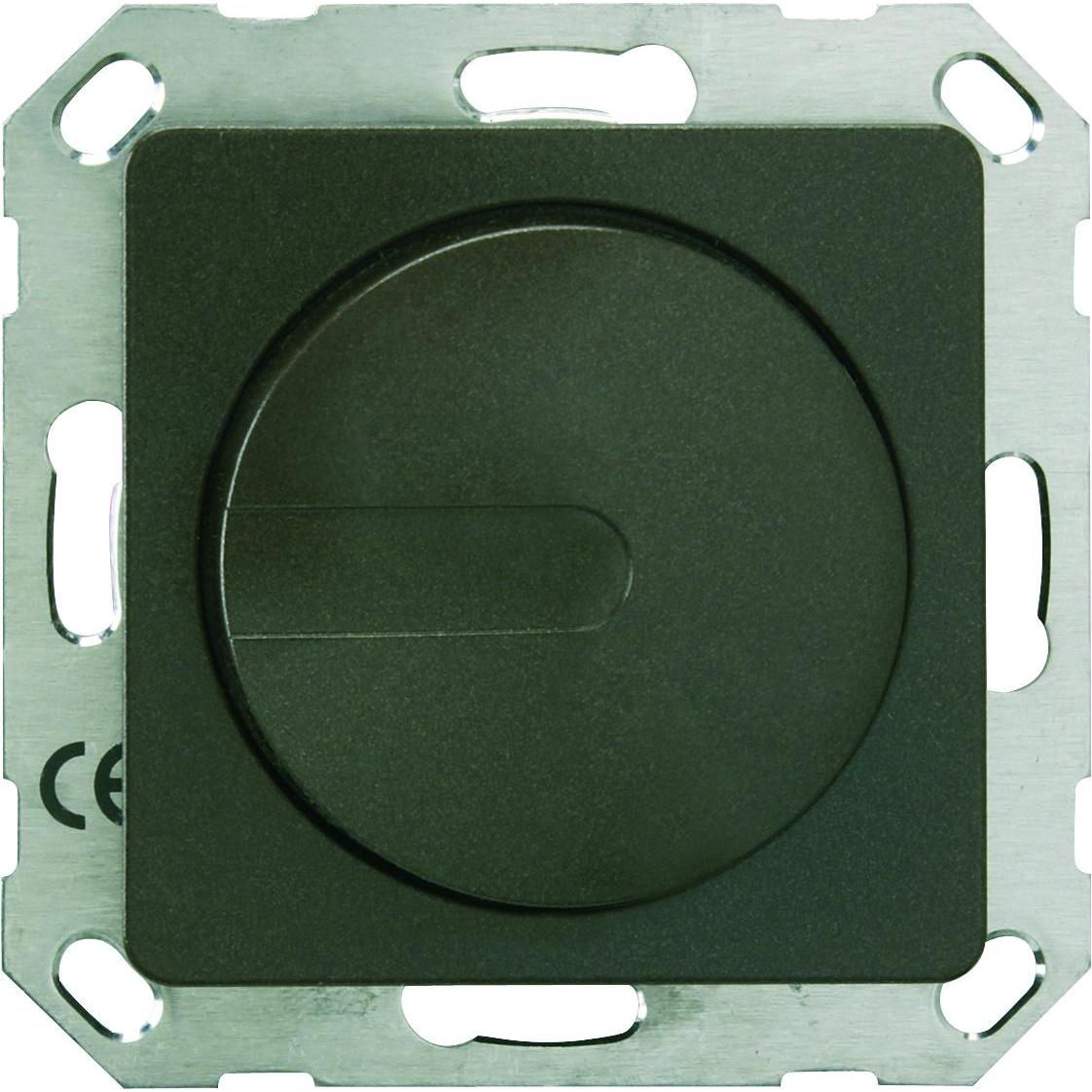 REV, Lichtschalter + Storenschalter, Düwi EverLuxe Helligkeitsregler EV 300 VA espresso AL