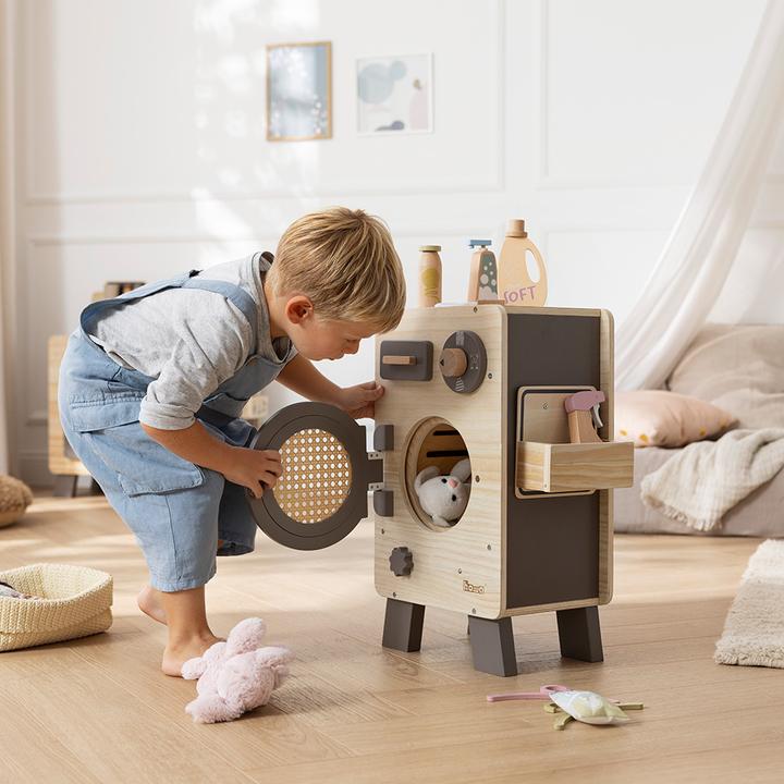 Produktbild Howa Kinderwaschmaschine aus Holz natur taupe 4826