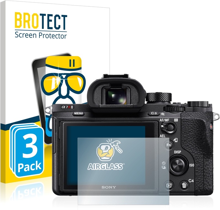 Actual product image BROTECT AirGlass Glass (Screen protector, Alpha 7R II)
