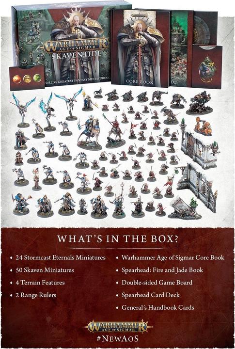 Produktbild Games Workshop Warhammer AoS - Boite de Jeu / Age of Sigmar V4 Skaventide (Fr) (Kunststoff)