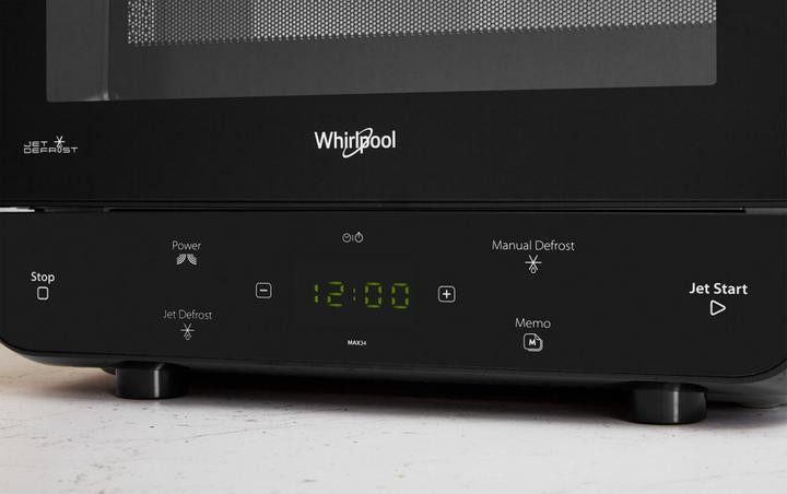 Image du produit Whirlpool MAX 34/BL microwave Countertop Solo microwave Noir (13 l)