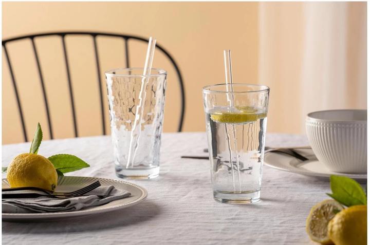 Actual product image Leonardo Longdrink glass Optic 540 ml, 4 pieces, Transparent (5.40 dl, 4 x, Long drink glasses)
