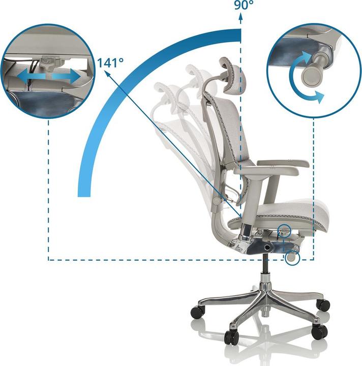Produktbild Hjh Office Ergohuman Slim G Gen2