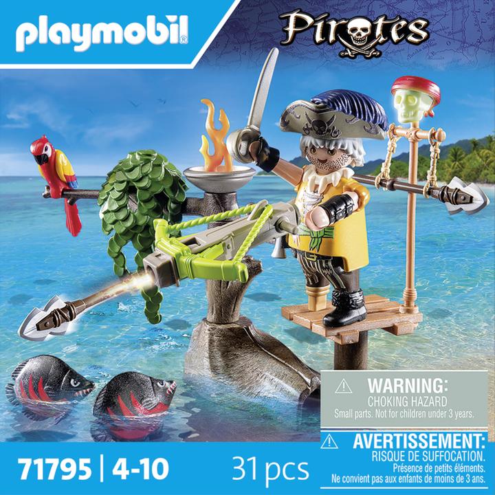 Produktbild Playmobil Pirat mit Balliste (71795, Playmobil Pirates)