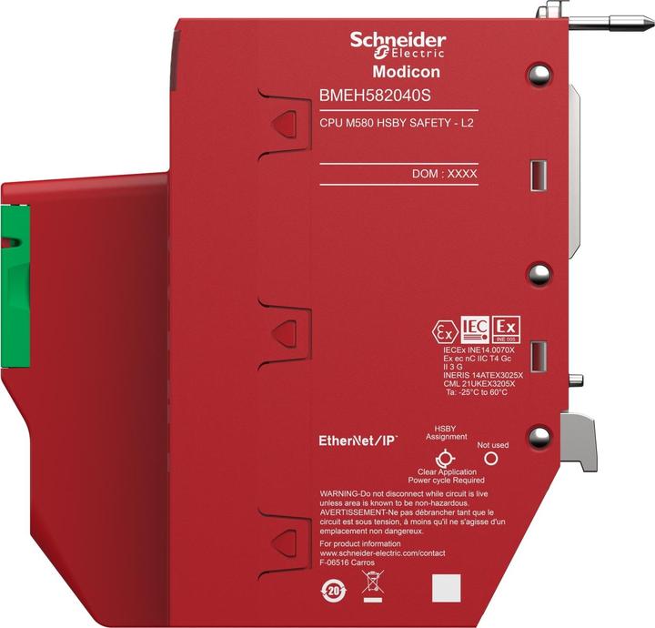 Produktbild Schneider Electric M580S CPU580-20 DIO+ RIO HSBY BMEH582040S