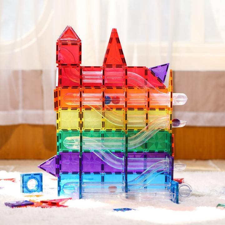 Image du produit Mntl Pack de tuiles magnétiques Ball Run Rainbow