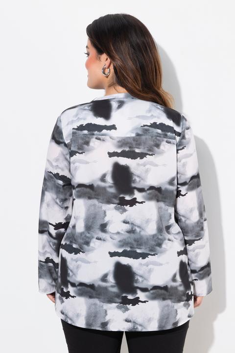 Immagine prodotto Angel of Style Blusa dal taglio dritto con stampa batik e paillettes (42)
