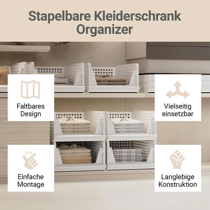 Produktbild Ally Maison 3er Set Faltbare Schrank-Organizer (3x)