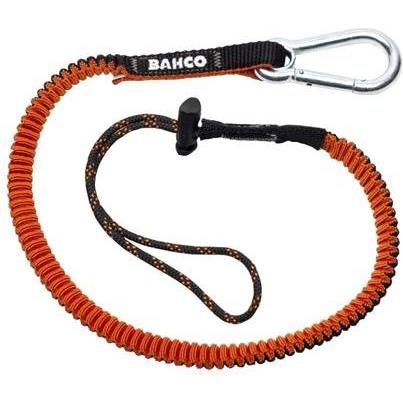 Bahco, Werkzeugkoffer, Sicherungsleine mit fest montiertem Karabiner und nicht wechselbarer Schlaufe, 3 kg, 1,2 m