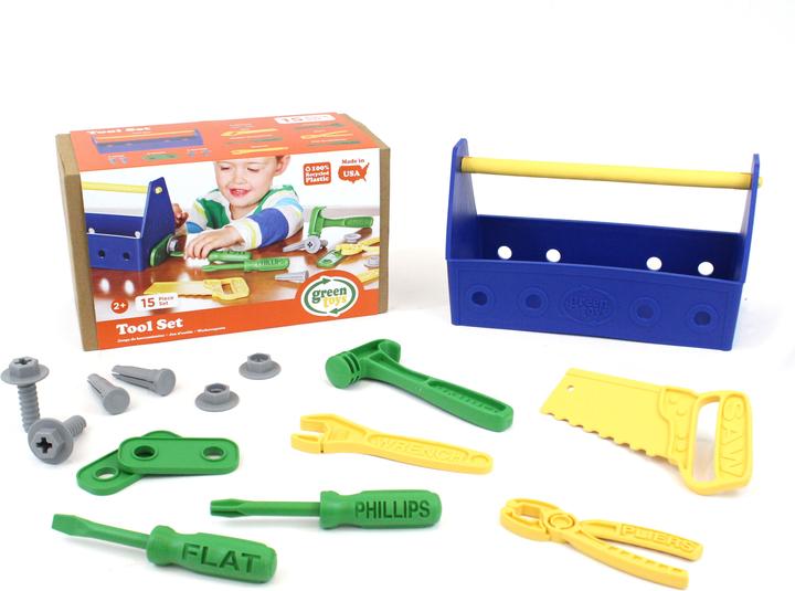 Actual product image Green Toys Tool Set Blue