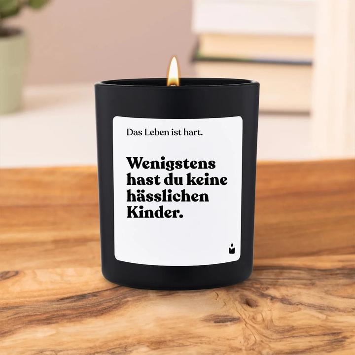 Produktbild Chatty Candles Duftkerze Flowery Wenigstens hast du keine hässlichen Kinder.