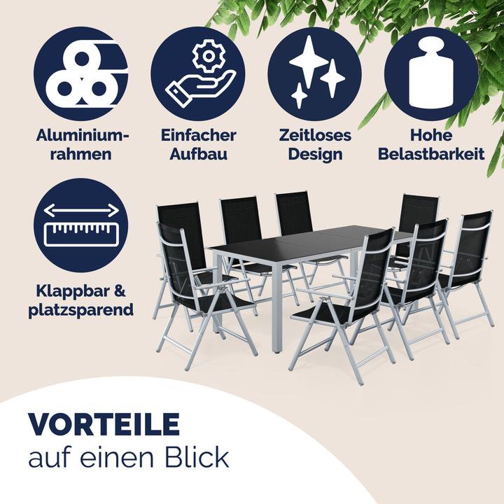 Produktbild Casaria Sitzgruppe (190 x 90 x 75 cm)