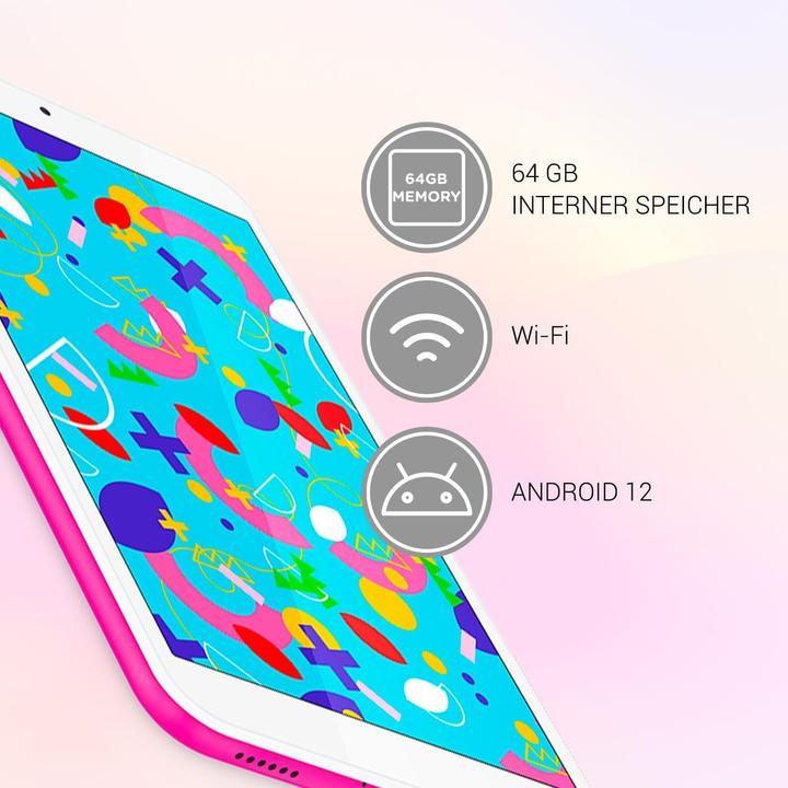 Immagine prodotto SPC Gravity 3 Mini (Solo WiFi, 8", 64 GB, Pink)