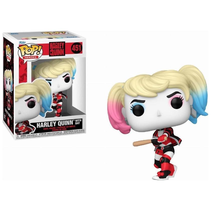 Thumbnail - Funko DC Comics: Harley Quinn Takeover POP! Heroes Vinyl Figur Harley with Bat 9 cm