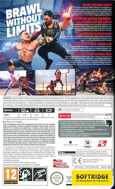 Produktbild 2K Games WWE 2K Battlegrounds (Switch, EN)