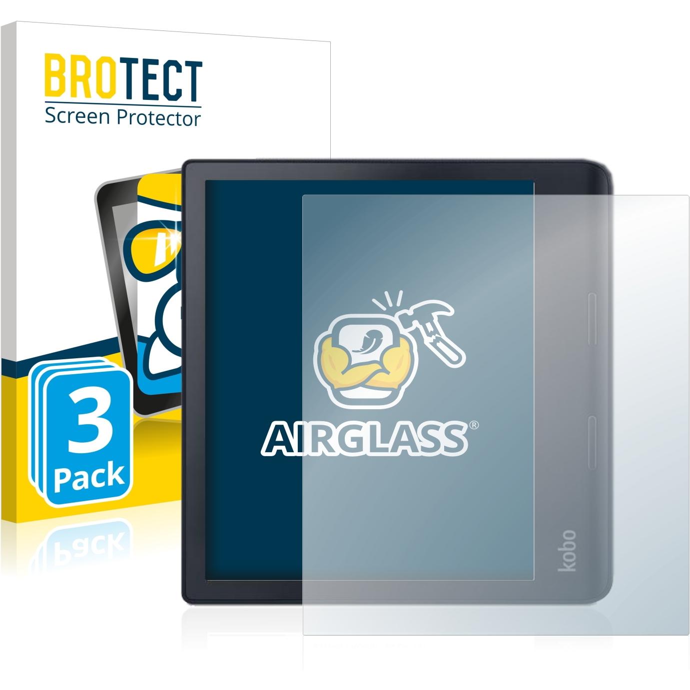 BROTECT AirGlass Panzerglasfolie (Sage), eReader Zubehör, Transparent