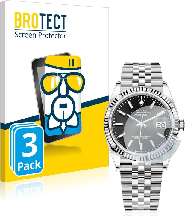 Produktbild BROTECT AirGlass Panzerglasfolie (Datejust 36)
