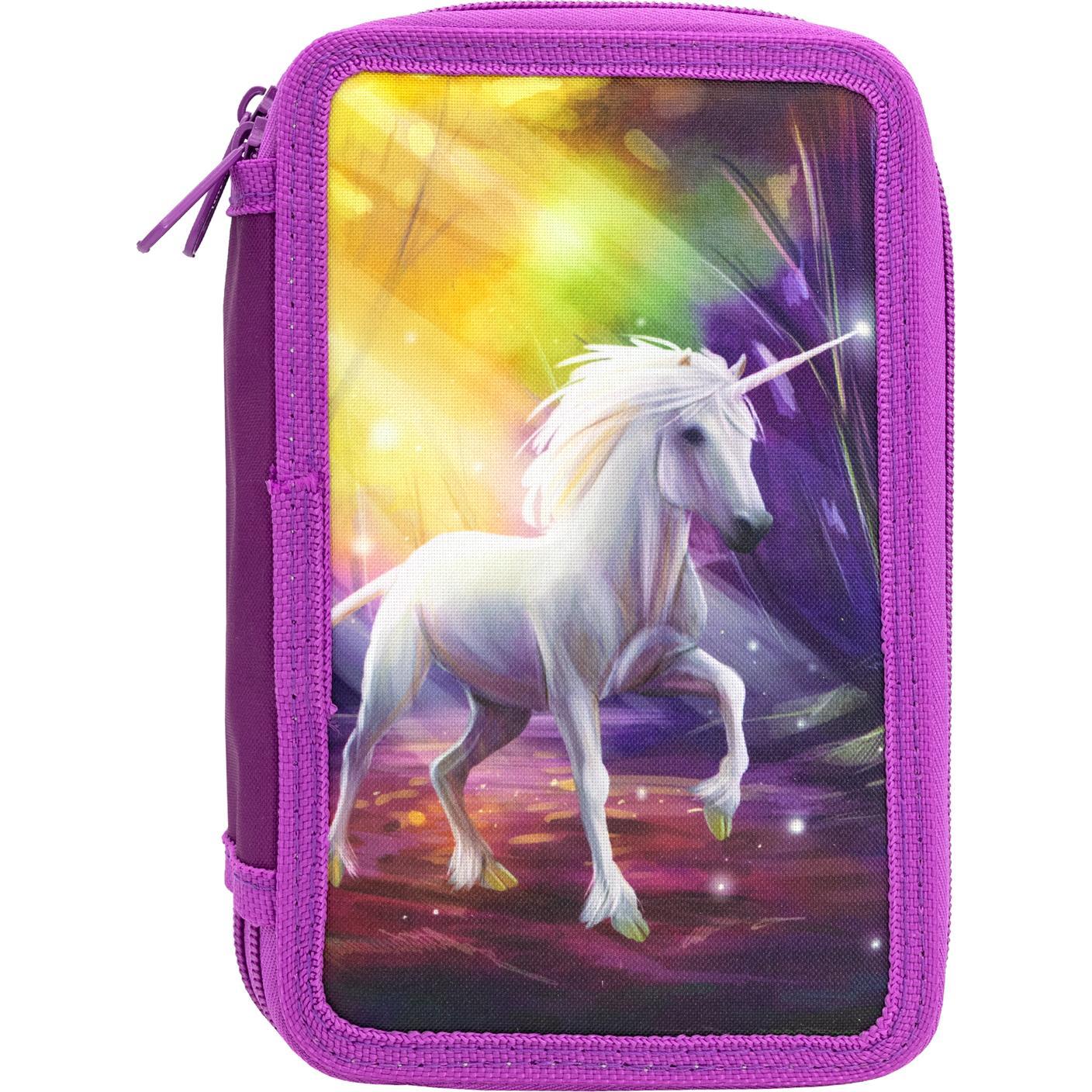 Idena Federmappe Triple Einhorn 47teilig (32853387)