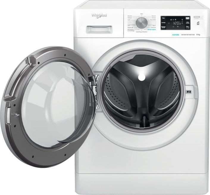 Produktbild Whirlpool FFB 846 SV DE Frontlader-Waschmaschine 8 kg 1400 U/min A Weiss (8 kg, Links)