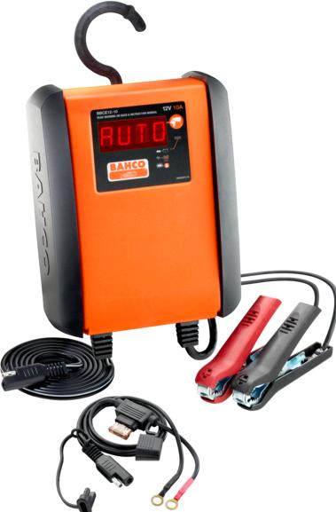 Produktbild Bahco Vollautomatisches Mikroprozessor Batterielade- undBatterieerhaltungsgerät 10 Ampere, 8-stufig für 1 (12V, 10 A)