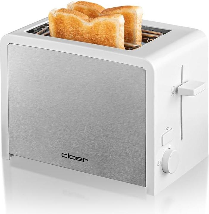 Produktbild Cloer Toaster mit Brötchenaufsatz und Krümelschublade