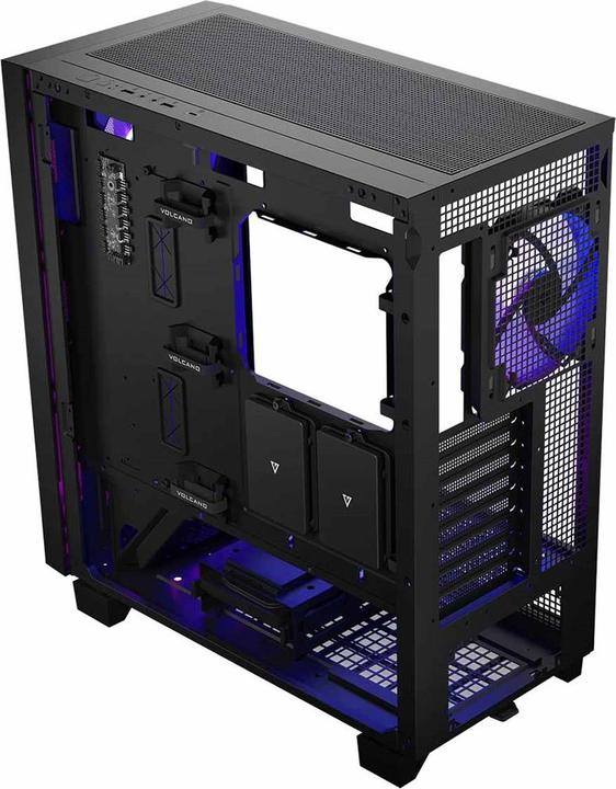 Actual product image Modecom Volcano Perun Apex ARGB czarna (mATX, ATX, ITX, E-ATX)