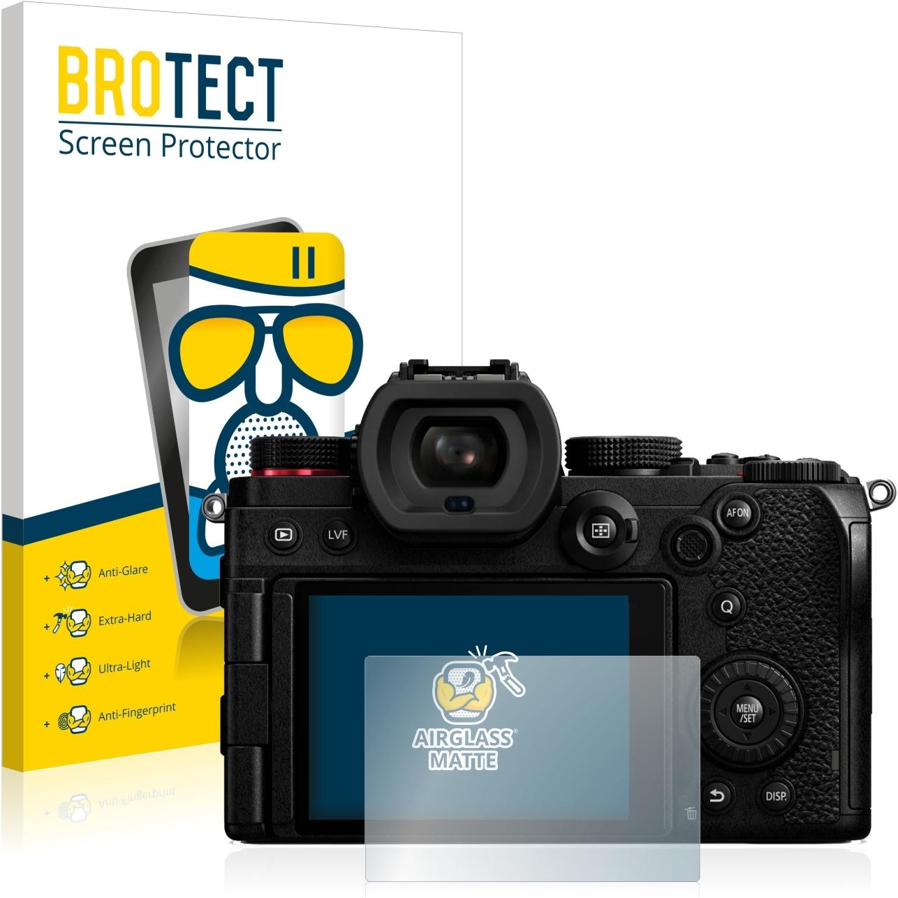 BROTECT AirGlass Panzerglasfolie Matt (Displayschutz, Lumix DC-S5), Kameraschutz